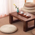 방석 원형 좌식방석 쿠션 스툴 왕골 인테리어 짚 의자방석 - 이미지 2