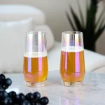 (LETO) 레토 오로라 내열 롱 유리컵 533ml 맥주잔 하이볼잔 위스키잔 집들이 선물 2P 세트 LGC-AL05 - 이미지 4