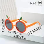 1/24PCS 과일 안경 파인애플 선글라스 루아 파티 선글라스 하와이 파티 용품에 대한 재미 있은 선글라스 드레스 소품 - 이미지 3