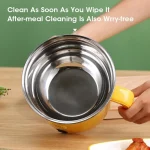 1.8l 다기능 밥솥 냄비 다기능 학생 기숙사 전기 전기 요리 국수 홈 냄비 스테인레스 스틸