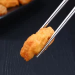 휴대용 금속 중국 젓가락, 미끄럼 방지 스테인레스 스틸, 중국 음식 젓가락 스틱, 재사용 가능 주방 식기 도구, 1 쌍, 23cm - 이미지 3