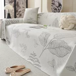 거실 용 여름 얼음 실크 소파 타월 미끄럼 방지 소파 담요 시원한 느낌 전체 커버 침대보 피크닉 목도리 식탁보 장식 - 이미지 6