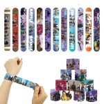 12/24/36pcs 슈팅 게임 Fortnition 슬랩 팔찌 파티는 어린이를위한 선물을 선호합니다 Goodie Bag 필러 파티 용품 장식