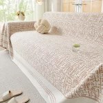 여름 냉각 얼음 실크 소파 타월 거실 다기능 소파 담요 보호 커버 유니버설 모든 항목을 포함하는 쿠션 - 이미지 3