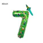 픽셀 캐릭터 마이 월드 알루미늄 필름 풍선 마인크래프트 배틀 스티브 다이아몬드 검 벌 게임 파티 데코 블록 디지털 선물 2개 - 이미지 6