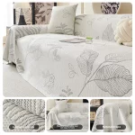 냉각 얼음 실크 소파 커버 거실 여름 고양이 방지 전체 커버 소파 보호대 미끄럼 방지 소파 낮잠 사무실 담요 장식 - 이미지 6