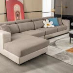 두꺼운 자카드 소파 시트 커버 탄성 소파 커버 보호대 소파 용 소파 먼지 방지 이동식 소파 쿠션 커버 - 이미지 6