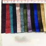 실내 장식 드레스 코트 의류 바느질 주름 방지 부드러운 탄성 벨벳 천 레드 블루에 대한 미터로 녹색 스트레치 벨벳 원단 - 이미지 6