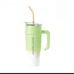 대용량 40온스 차량용 보냉 물병 여성용 고급스러운 디자인 빨대 포함 아이스 도미네이터 컵 대용량 물병 - 이미지 4