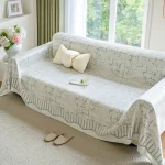 1PC 올인클루시브 여름 아이스 실크 소파 타월 (거실용 논슬립 소파 담요, 소파 보호 커버, 팔걸이 등받이 커버) - 이미지 2