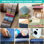 3cm 맞춤 쿠션 베이 윈도우 쿠션 50D 고밀도 스펀지 의자 시트 소파 베개 (소파, 정원 벤치 시트, 스윙 등받이 시트용) - 이미지 4