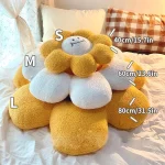해바라기 앉아 쿠션 장식 쿠션 베개 소파 부드러운 방 장식 사무실 뒤 쿠션 선물 방석 - 이미지 3