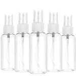 리필 가능 3/5/10pcs 10ml 30ml 50ml 60ml 100ml 투명 PET 플라스틱 휴대용 스프레이 병 빈 향수 용기