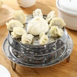 18-30CM 스테인레스 스틸 기선 랙 삽입 스톡 냄비 김이 나는 트레이 스탠드 조리기구 도구 빵 트레이 주방 용품 요리 도구 - 이미지 6