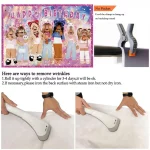 만화 ROBIOX 생일 파티 배경 장식 핑크 소녀 소년 어린이 선물 풍선 배너 베이비 샤워 사진 소품 - 이미지 3