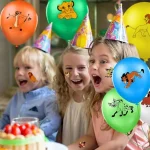 새로운 라이온 킹 심바 생일 장식 디즈니 심바 파티 용품 식기 풍선 컵 접시 키트 배경 어린이 데코 - 이미지 3