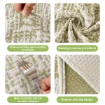 여름 냉각 얼음 실크 소파 타월 거실 다기능 소파 담요 보호 커버 유니버설 모든 항목을 포함하는 쿠션 - 이미지 5