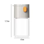 재사용 가능한 유리 소금 셰이커, 향신료 항아리, 소금 설탕 후추 셰이커 박스, 밀봉 측정 조미료 항아리, BBQ 주방 액세서리, 180ml - 이미지 6