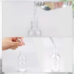 1PC 5ml-100ml 투명 유리 향수병 분무기 안개 병 여행 리필 용 병 에센셜 오일 용기 - 이미지 4