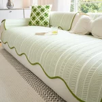 여름 소파 커버 냉각 부드러운 소파 커버 미끄럼 방지 소파 매트 수건 럭셔리 코너 소파 수건 거실 쇼파패드 홈 ソファーマット - 이미지 8