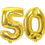 32 인치 숫자 그림 호일 풍선 10 20 30 40 50 60 70 80 90 세 성인 생일 파티 기념일 장식 공기 풍선 - 이미지 5