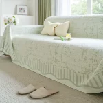 1PC 올인클루시브 여름 아이스 실크 소파 타월 (거실용 논슬립 소파 담요, 소파 보호 커버, 팔걸이 등받이 커버) - 이미지 8