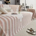 여름 얼음 실크 소파 담요 거실 소파에 대 한 유니버설 통기성 소파 커버 담요 수건 가구 수호자 - 이미지 6