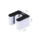 벽 마운트 걸레 스토리지 선반 랙 빗자루 주최자 후크 홀더 자기 접착제 욕실 주방 정원 차고 스토리지 도구 - 이미지 5