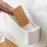 벽 마운트 스토리지 랙 다기능 주최자 TV 에어컨 전화 플러그 교수형 홀더에 대 한 원격 제어 스토리지 박스 - 이미지 5