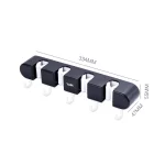 벽 마운트 걸레 스토리지 선반 랙 빗자루 주최자 후크 홀더 자기 접착제 욕실 주방 정원 차고 스토리지 도구 - 이미지 6