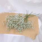 안개꽃 인조 웨딩 부케, 보호 장식, 가짜 꽃, 파티 크리스마스 홈 가든 장식, 1 개 - 이미지 5