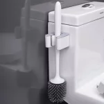 벽 마운트 걸레 스토리지 선반 랙 빗자루 주최자 후크 홀더 자기 접착제 욕실 주방 정원 차고 스토리지 도구 - 이미지 2