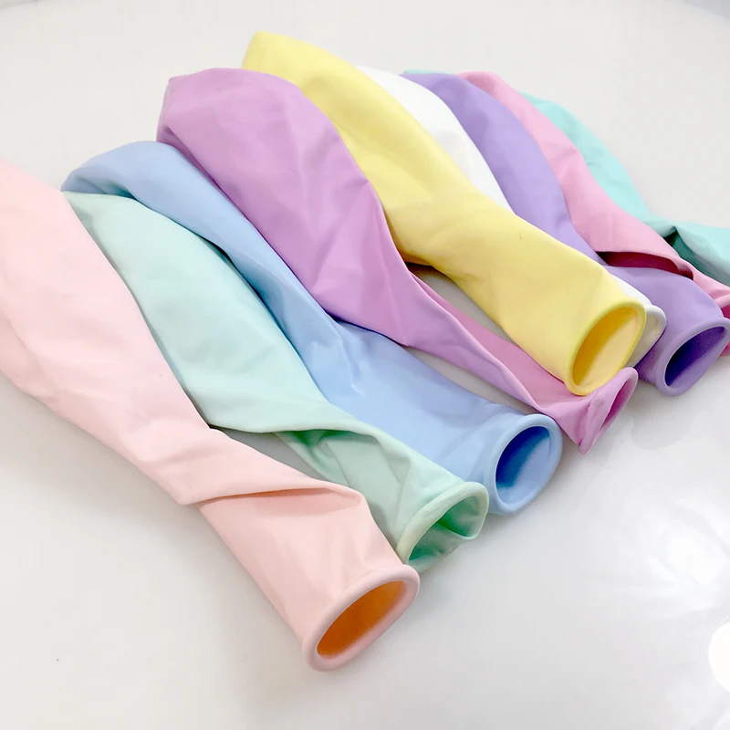 마카롱 라텍스 풍선 5-36 인치 파스텔 캔디 풍선 크리스마스 웨딩 생일 축하 파티 신년 베이비 샤워 에어 글로브