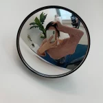 감성백볼록거울 오목렌즈 벽 부착 룸미러 350도 흡착형 감성 백볼록 거울 인테리어 셀카 거울 포토존 - 이미지 3