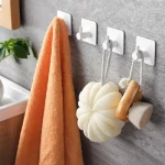 스테인레스 스틸 접착 후크 방수 자체 접착 벽 후크 헤비 듀티 수건 홀더 홈 주방 욕실 주최자 후크 - 이미지 4