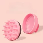 플라스틱 실리콘 마사지 빗 두피를 철저히 청소하십시오 두피 마사지 쉬운 포밍 헤드 마사지 브러시 목욕 빗 브러시 샴푸 - 이미지 4