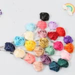 남성 Boutonnieres 결혼식 신랑 코사지 옷깃 핀 리본 장미 꽃 Mensuit Buttonhole 브로치 결혼 액세서리 - 이미지 3