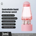 6ML 두피 애플리케이터 액체 빗 머리 모발 성장 모발 재성장 액체 세럼 오일 브러시 영양 모발 뿌리 마사지 빗 - 이미지 2