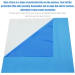 10/20/30Pcs 거울 시트 자기 접착 비 유리 거울 유연한 거울 시트 DIY 타일 거울 스티커 벽 장식 거울 - 이미지 5