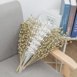 크리스마스 베리 지점 인공 꽃 거품 황금 은색 반짝이 크리스마스 야외 홈 웨딩 부케 장식 화환 공예 - 이미지 2