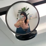 감성백볼록거울 오목렌즈 벽 부착 룸미러 350도 흡착형 감성 백볼록 거울 인테리어 셀카 거울 포토존 - 이미지 5
