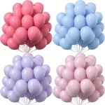 마카롱 원형 라텍스 풍선, 화이트 레드, 웨딩 생일 파티 장식, 베이비 샤워, 어린이 휴일 글로보, 12 인치