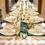 결혼식 생일 파티 Dinnig 테이블 장식을위한 금박 냅킨 링 버클 크리스마스 추수 감사절 냅킨 홀더 1/6/12p - 이미지 4