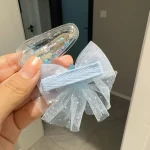 냉동 엘사 공주 머리 머리핀 머리 장식 어린이 헤어 클립 측면 깨진 헤어 클립 소녀 만화 엘사 머리 - 이미지 3