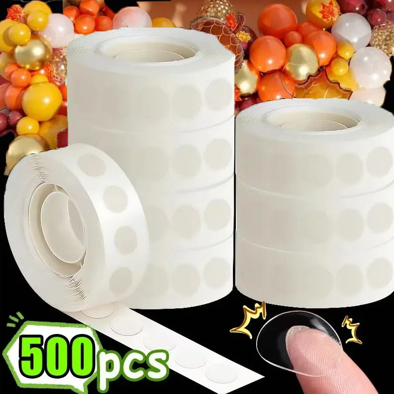 양면 투명 젤 웨딩 생일 파티 사진 스티커 풍선 분배 접착제