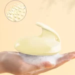 실리콘 샴푸 브러시, 머리 두피 마사지 빗, 머리 세척 빗, 바디 마사지 브러시, 목욕 샤워 브러시, 세필로 파라 카벨로 - 이미지 2