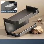 1pc 화장지 홀더, 플라스틱 보관함, 주방 수건 홀더, 조미료 병, 욕실 벽 롤 종이 - 이미지 3