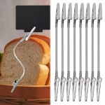 50/1개 더블 헤드 악어 클립 유연한 금속 롱 호스 DIY 메모 카드 사진 그림 메모 가격표 홀더 사무용품 - 이미지 2