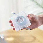 휴대용 투명 케이블 정리함 코드 관리 USB 케이블 와인더 충전기 와이어 보관 보호대, 휴대폰 거치대, 1PC - 이미지 2