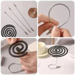 50/1개 더블 헤드 악어 클립 유연한 금속 롱 호스 DIY 메모 카드 사진 그림 메모 가격표 홀더 사무용품 - 이미지 5